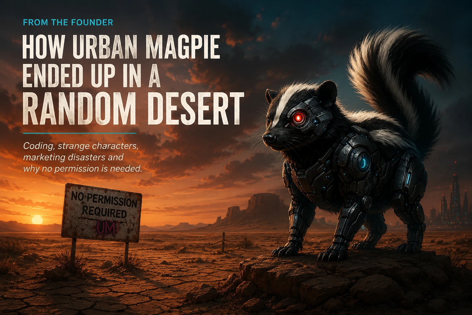 How Urban Magpie Ended Up in a Random Desert